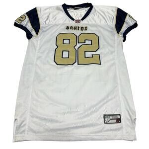 USFA SEMI-PRO FOOTBALL GAME USED BRUINS JERSEY #82 BROOKS ONE OF A KIND SZ XL